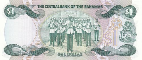 Bahamas, 1 Dollar, 1974/1984, UNC, ... 
