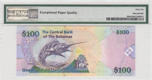 Bahamas , 100 Dollars, 2009, UNC, ... 