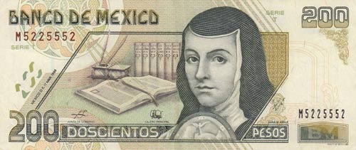 Mexico, 200 Pesos, 1998, XF, p109c