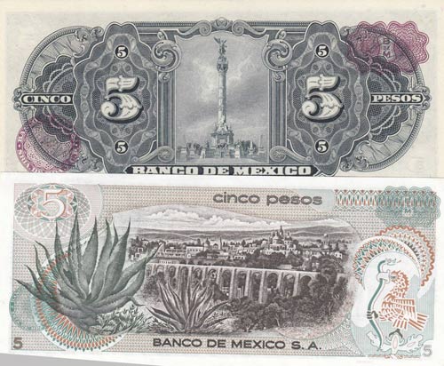 Mexico, 5 Pesos, 1970-1972, UNC, ... 