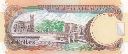 Barbados, 10 Dollars, 2012, UNC, ... 