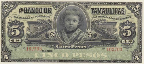 Mexico, 5 Pesos, 1902/1914, UNC, ... 