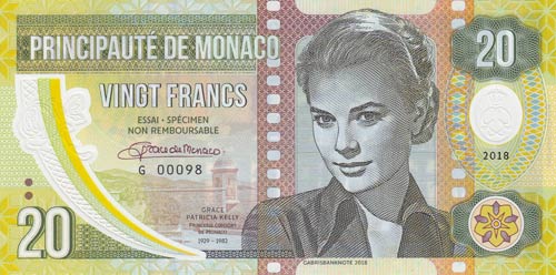 Monaco, 20 Francs, 2018, UNC, ... 