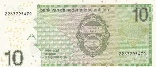 Nederlands Antilles, 10 Gulden, ... 