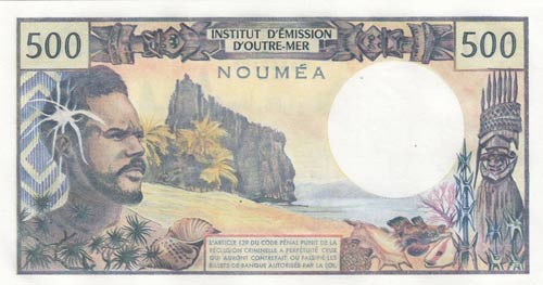 New Caledonia, 500 Francs, ... 