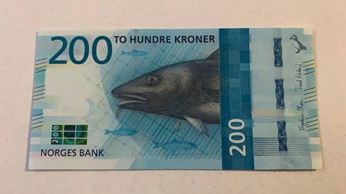 Norway, 200 Kroner, 2016, UNC, p55