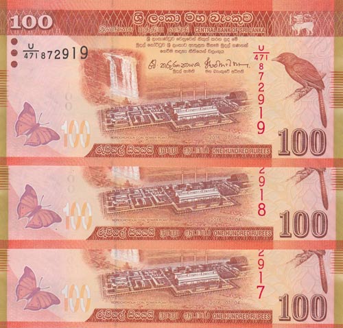 Sri Lanka, 100 Rupees, 2016, UNC, ... 