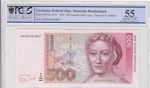 Germany- Federal Republic, 500 ... 
