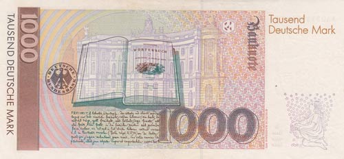 Germany- Federal Republic, 1.000 ... 