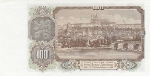 Czechoslovakia, 100 Koruns, 1953, ... 