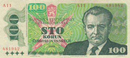 Czechoslovakia, 100 Korun, 1989, ... 
