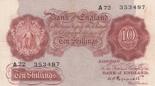 Great Britain, 10 Shillings, 1934, ... 