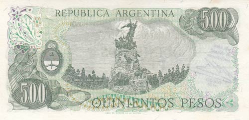 Argentina, 500 Pesos, 1976/1983, ... 