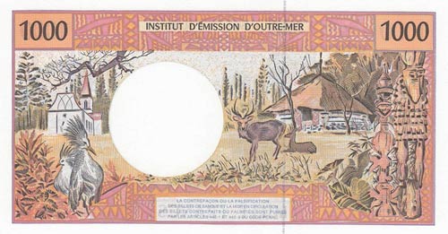 France Pasific, 1000 Francs, 1996, ... 