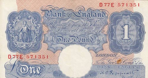Great Britain, 1 Pound, 1940, ... 