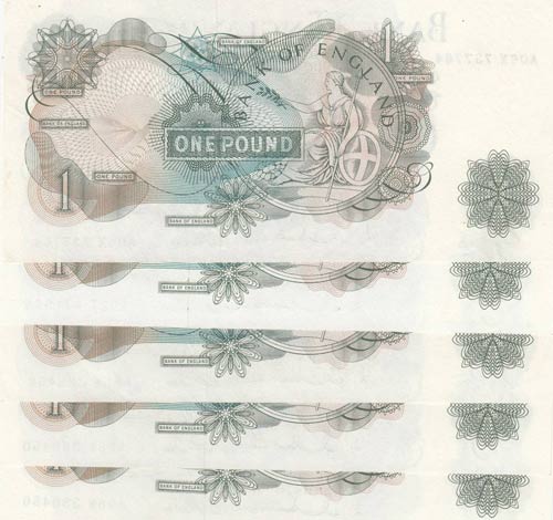 Great Britain, 1 Pound, 1962/1966, ... 