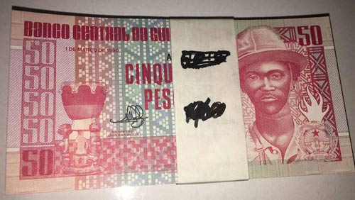 Guinea Bissau, 50 Pesos, 1990, ... 