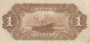 Peru, 1 Sol, 1879, VF, p1  