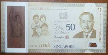 Singapore, 50 Dollars, 2015, UNC, ... 