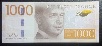 Sweden, 1.000 Kronor, 2015, UNC, ... 