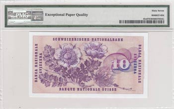 Switzerland, 10 Franken, 1969, ... 