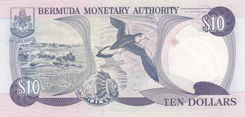 Bermuda, 10 Dollars, 1993, UNC, ... 