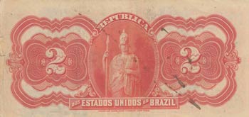 Brazil, 2 Mil Reis, 1918, VF (+), ... 