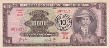 Brazil, 10.000 Cruzeiros, 1967, ... 