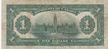 Canada, 1 Dollar, 1917, FINE, p32  
