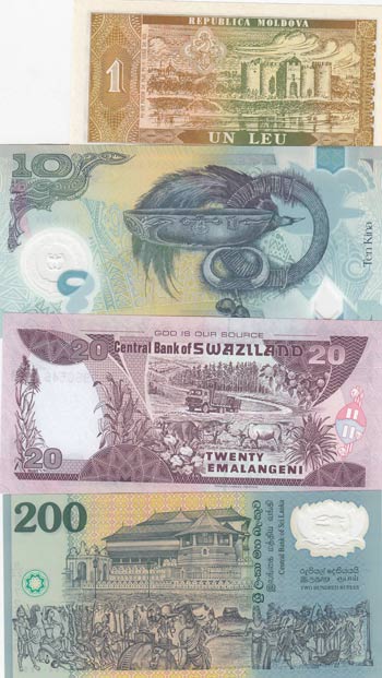 Mix Lot, (Total 4 banknotes) Sri ... 