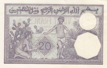 Algeria, 20 Francs, 1928, UNC (-), ... 
