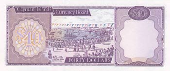 Cayman Islands, 40 Dollars, 1981, ... 