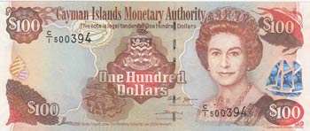 Cayman Islands, 100 Dollars, 2006, ... 