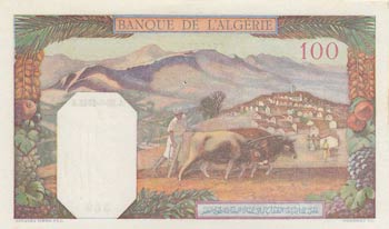 Algeria, 100 Francs, 1945, UNC ... 