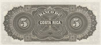 Costa Rica, 5 Pesos, 1899, UNC, ... 