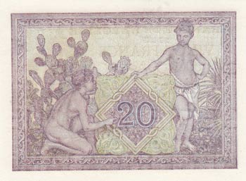 Algeria, 20 Francs, 1945, UNC, p92 ... 