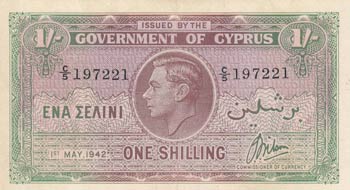 Cyprus, 1939/1947, XF, p20c  