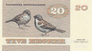 Denmark, 20 Kroner, 1972, UNC (-), ... 