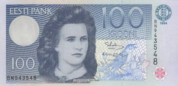 Estonia, 100 Krooni, 1994, UNC, ... 