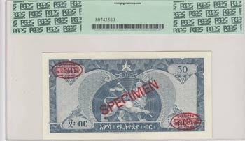 Ethiopia, 50 Dollars, 1966, UNC, ... 