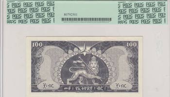 Ethiopia, 100 Dollars, 1966, UNC, ... 