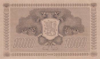 Finland, 1.000 Markkaa, 1922, UNC, ... 