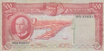 Angola, 500 Escudos, 1970, VF, p97 ... 