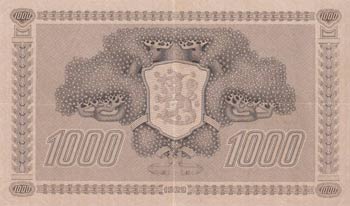 Finland, 1.000 Markkaa, 1922, XF, ... 