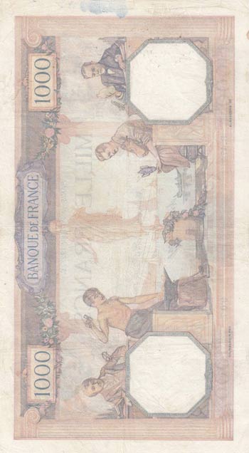France, 1.000 Francs, 1927, XF, ... 