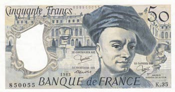 France, 50 Francs, 1983, XF, p152b ... 