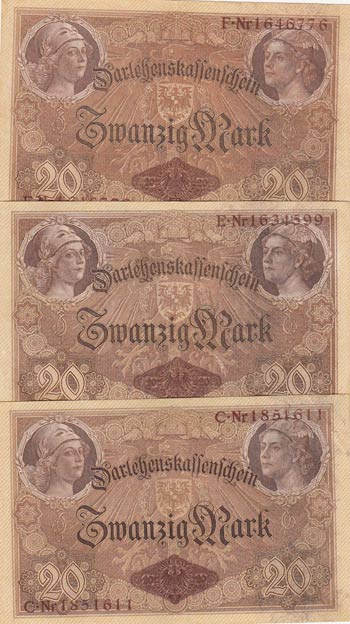 Germany, 20 Mark, 1914, AUNC (-), ... 