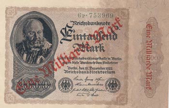 Germany, 1.000 Mark, 1922, AUNC, ... 