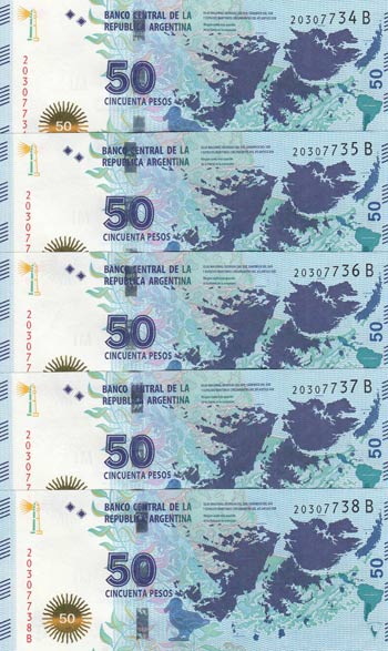 Argentina, 50 Pesos, 2015, UNC, ... 