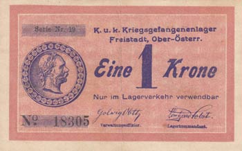 Austria, 1 Krone, 1916, XF,  Pow ... 
